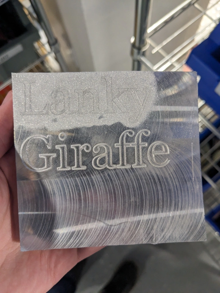 “Image of my engraving attempt”