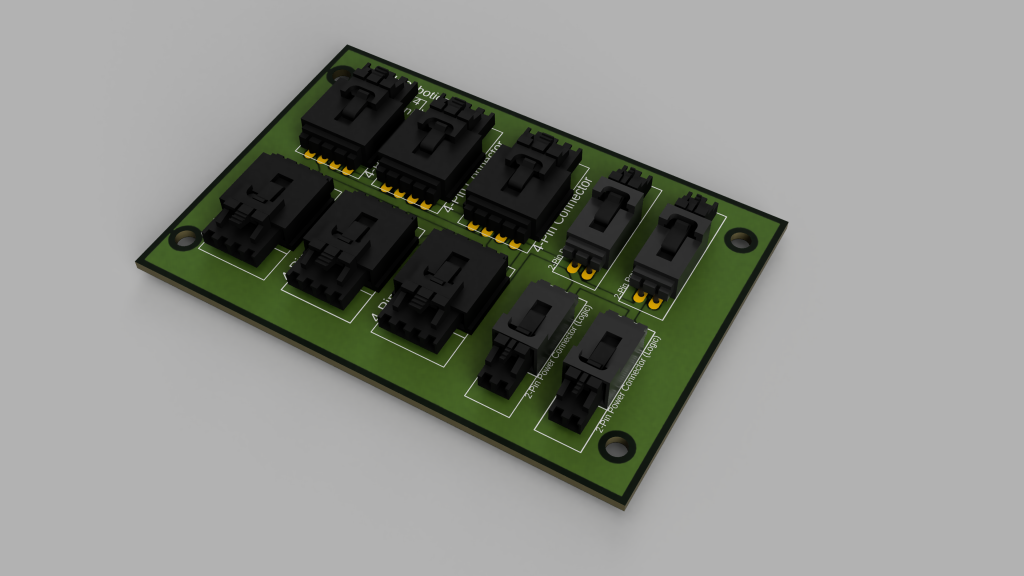 &ldquo;Image of a 3D model of the logic PCB&rdquo;