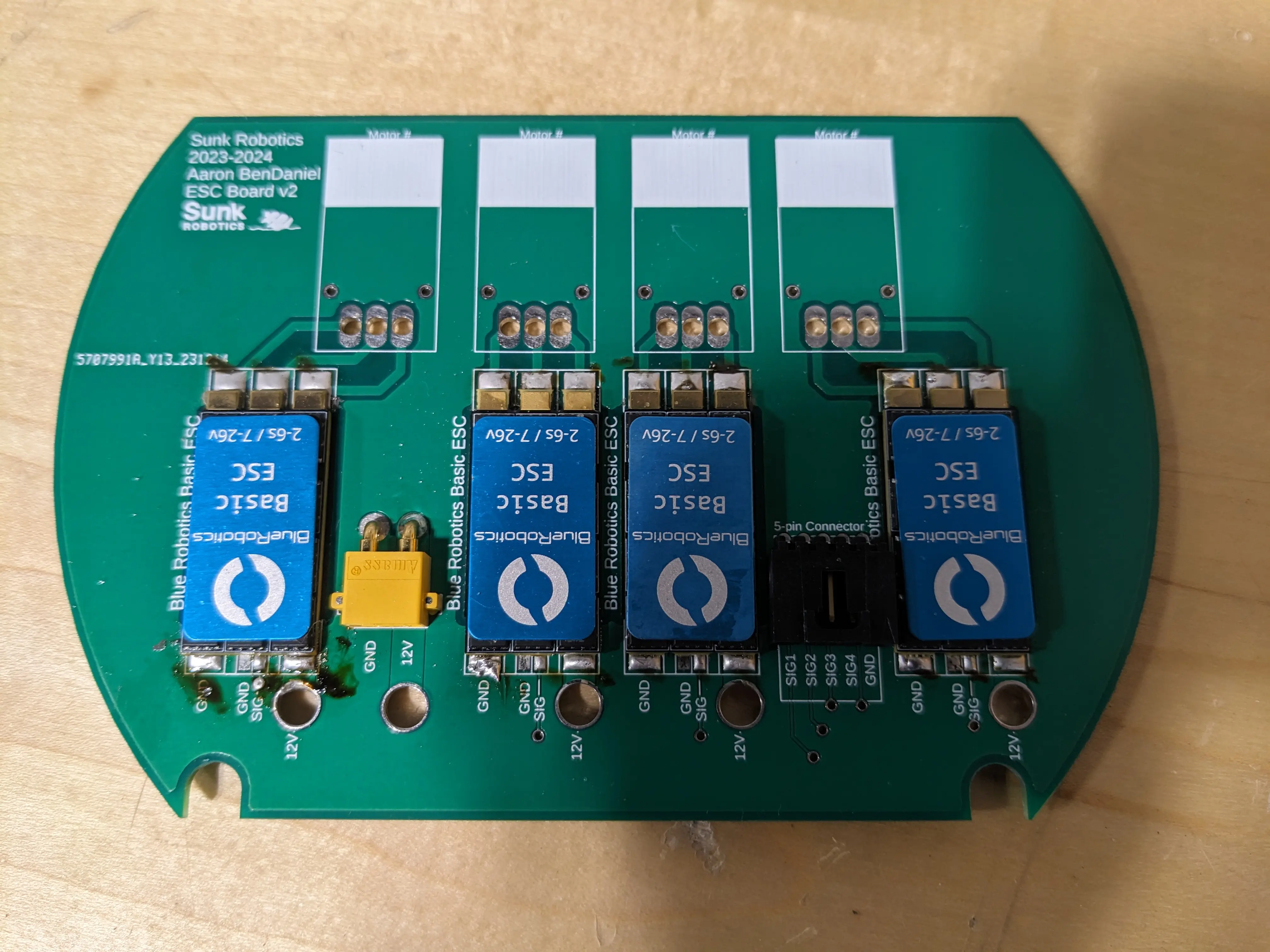 &ldquo;Image of the ESC Board&rdquo;