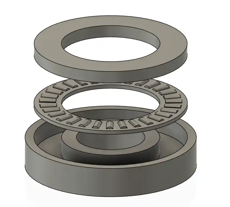 &ldquo;Exploded model of the bearing&rdquo;